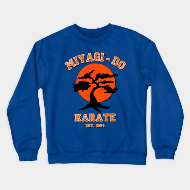 Miyagi Do Karate Kid Bonsai Tree Crewneck Sweatshirt by Scar